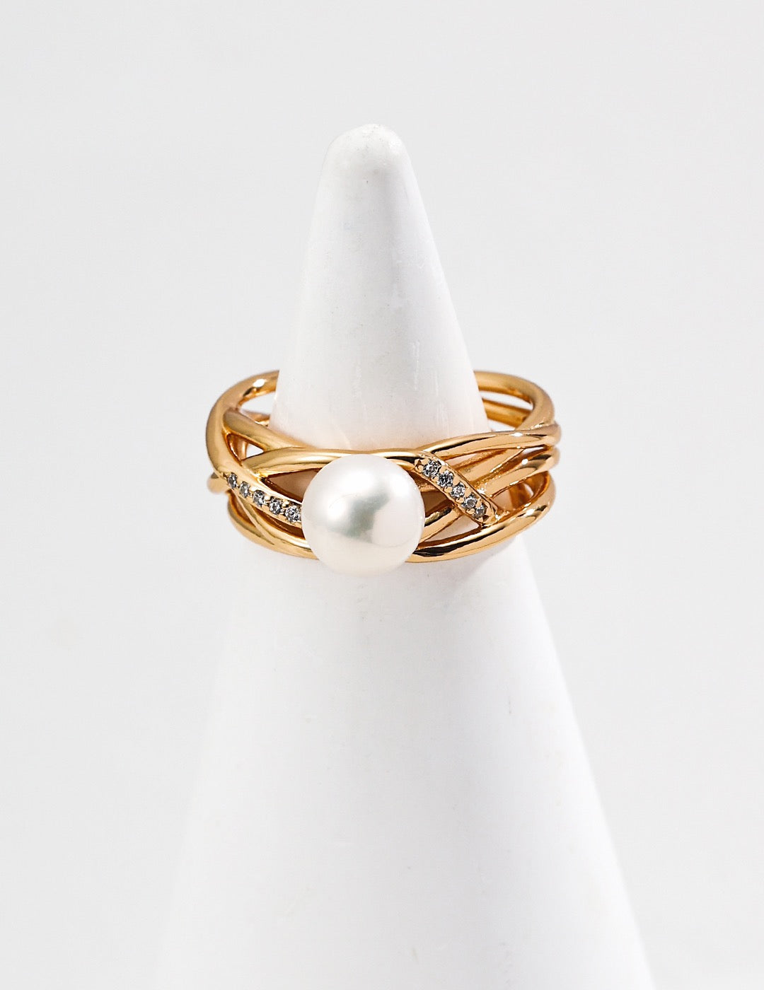 Twine Pearl Ring