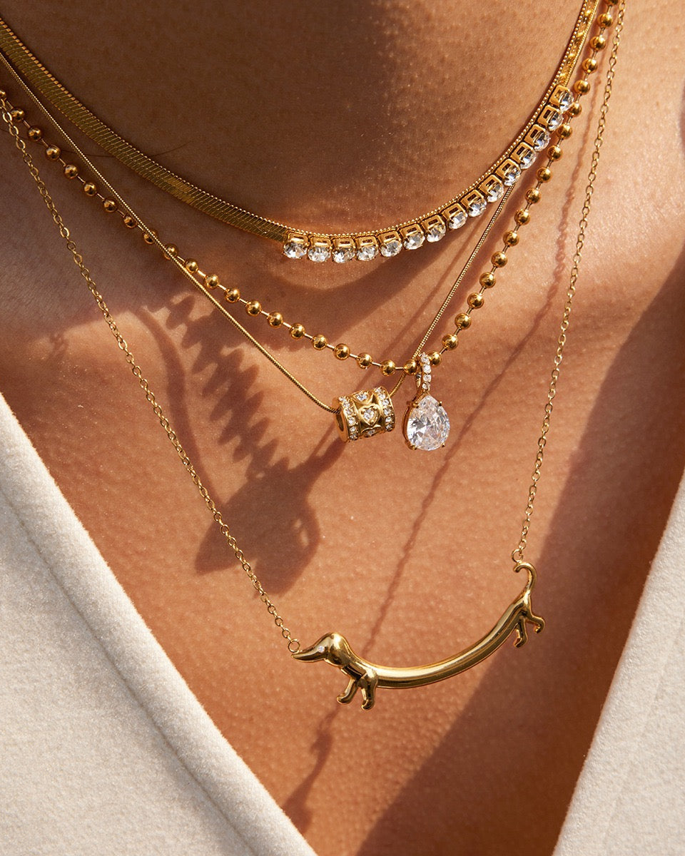 Heart Barrel Necklace