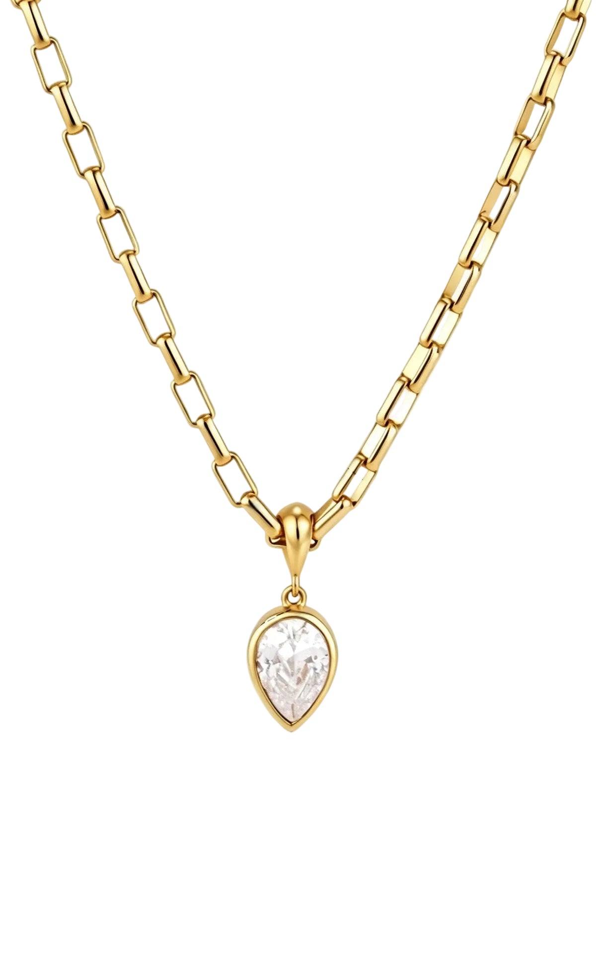 Teardrop Glow Necklace