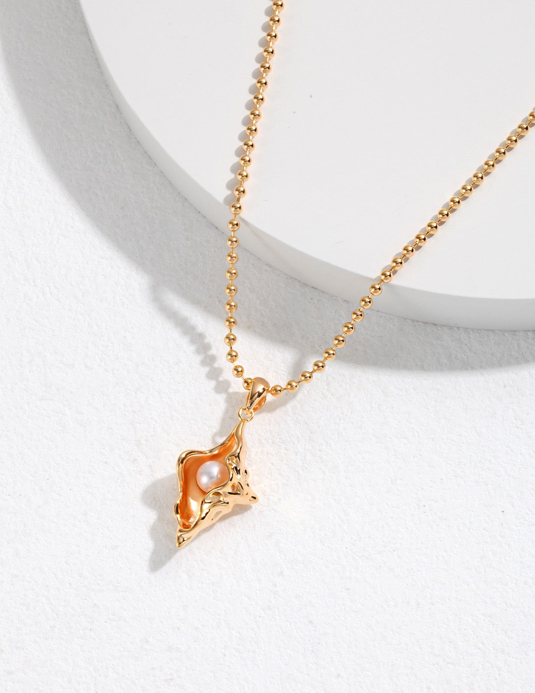Molten Pearl Necklace