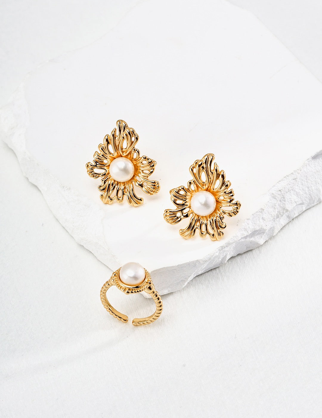 Boucles d'oreilles en perles de tournesol