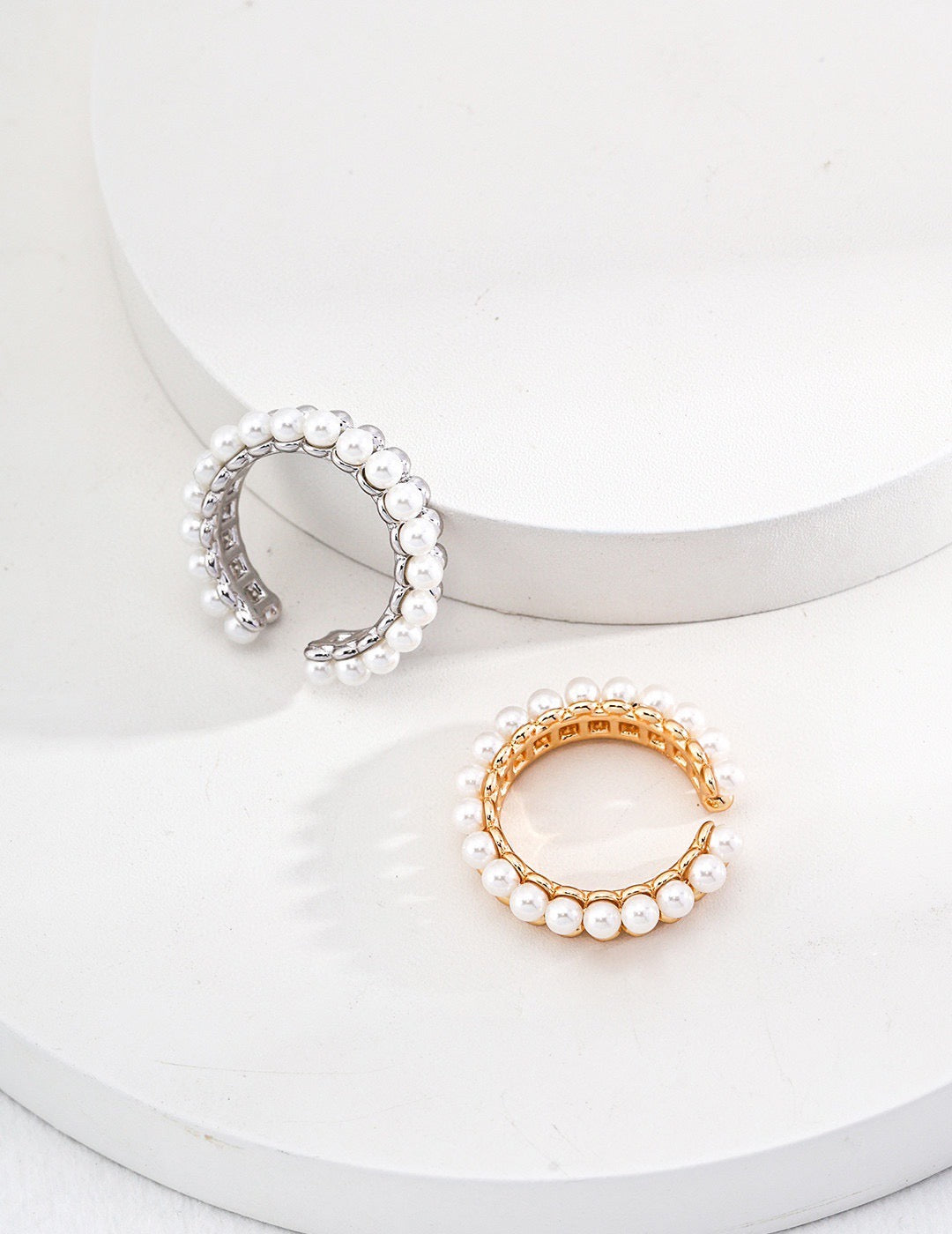 Pearl-Gold Duo Ring