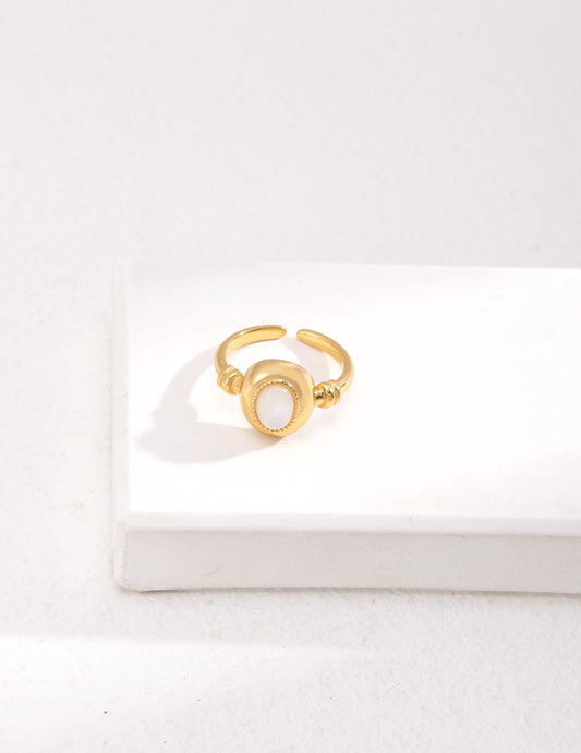 Mother of Pearl Ring | Gold Ring | Mother of Pearl