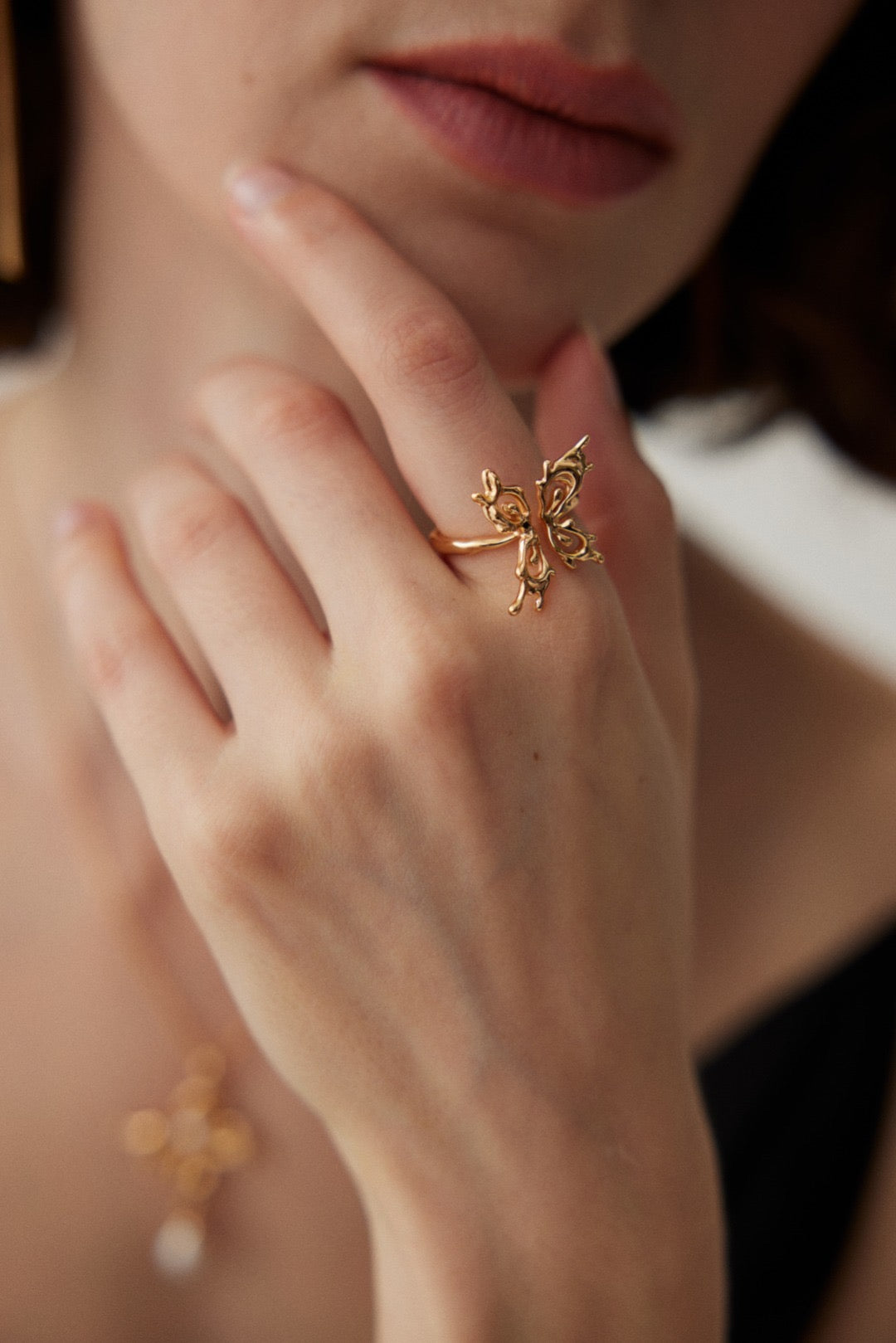 Pure Silver Butterfly Ring
