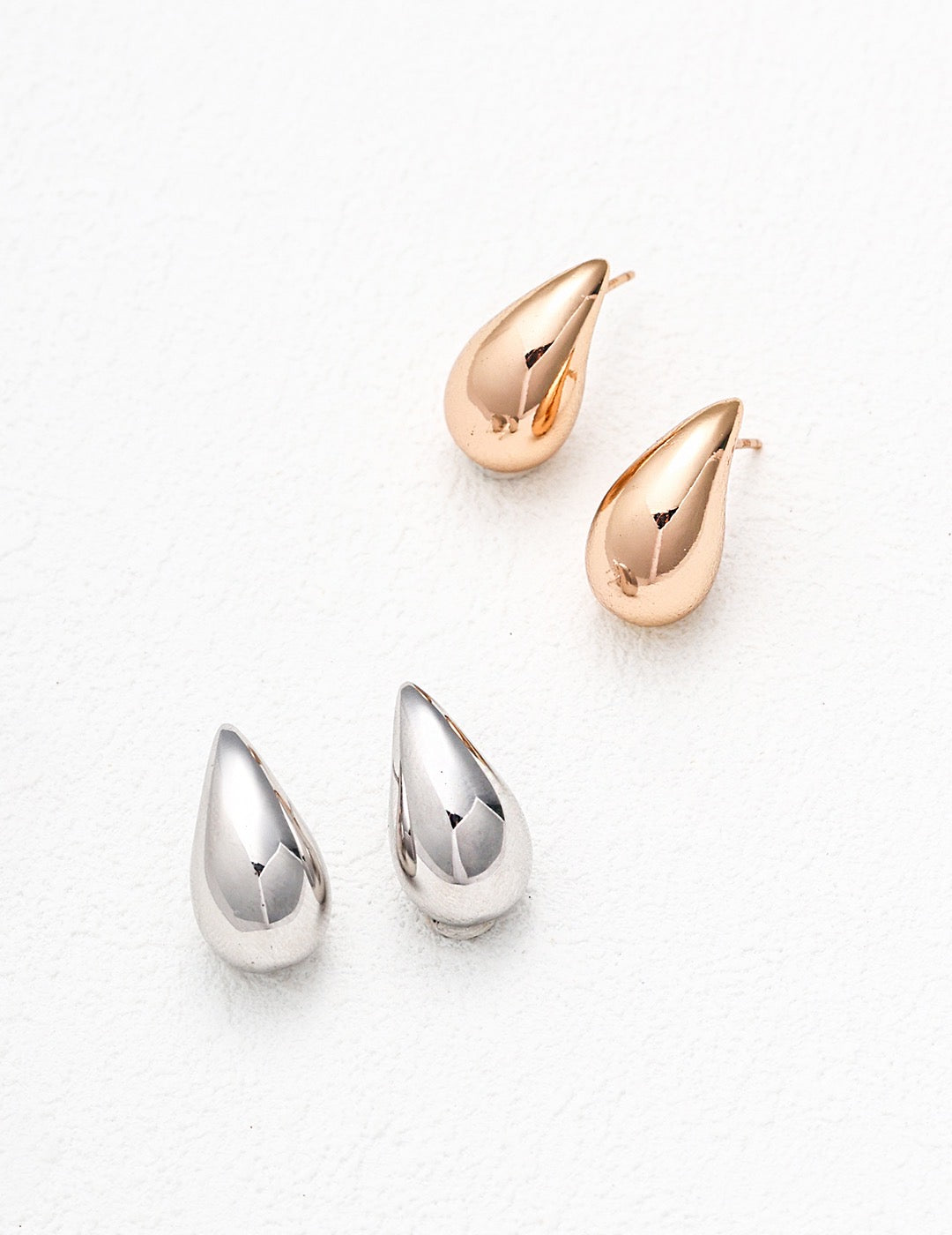 Boucles d'oreilles en forme de larme
