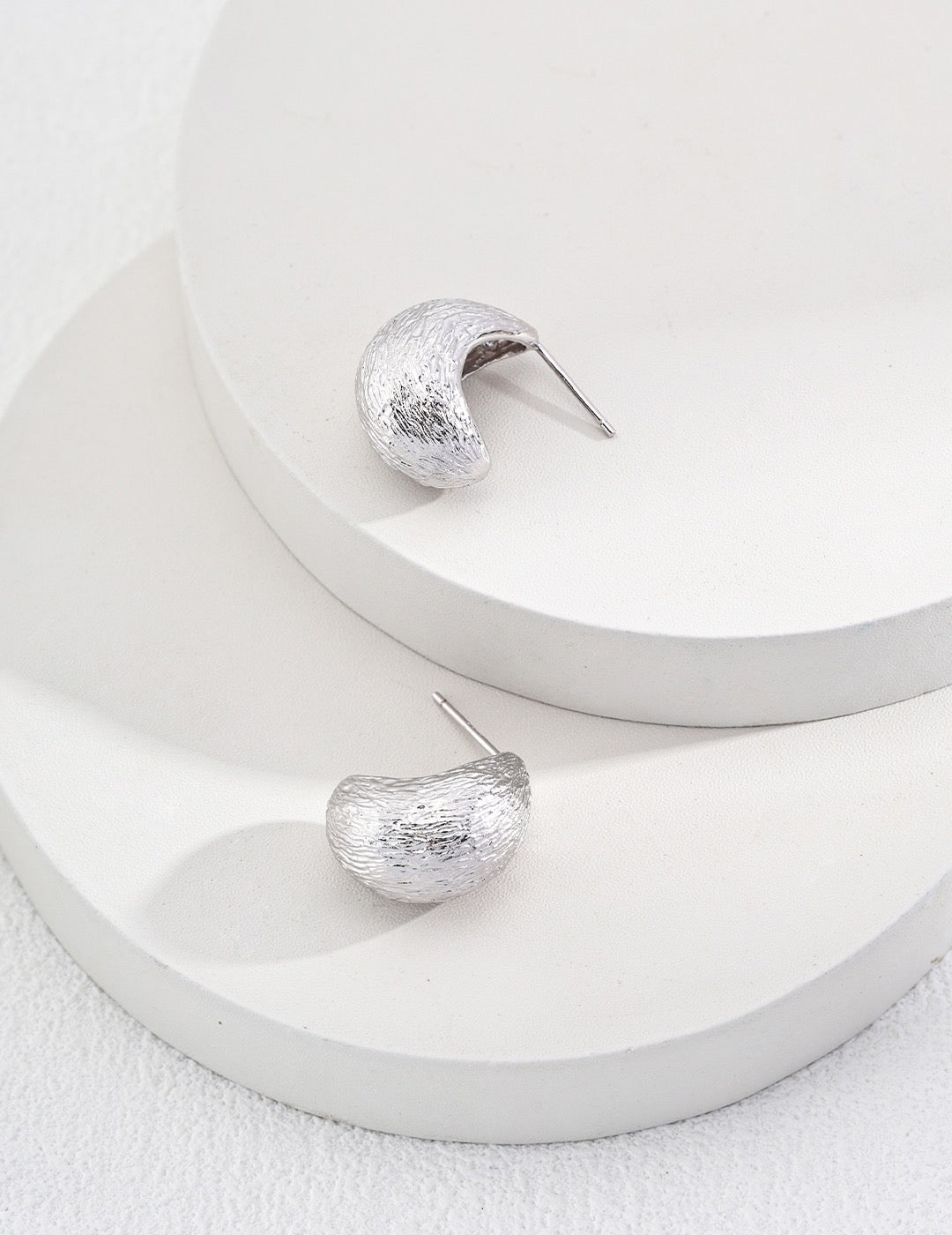 Boucles d'oreilles en noix de coco