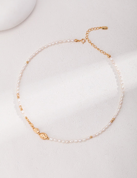 Classique Baroque Pearl Necklace | Estincele Jewelry | Necklaces | Women's necklace | luxury necklaces