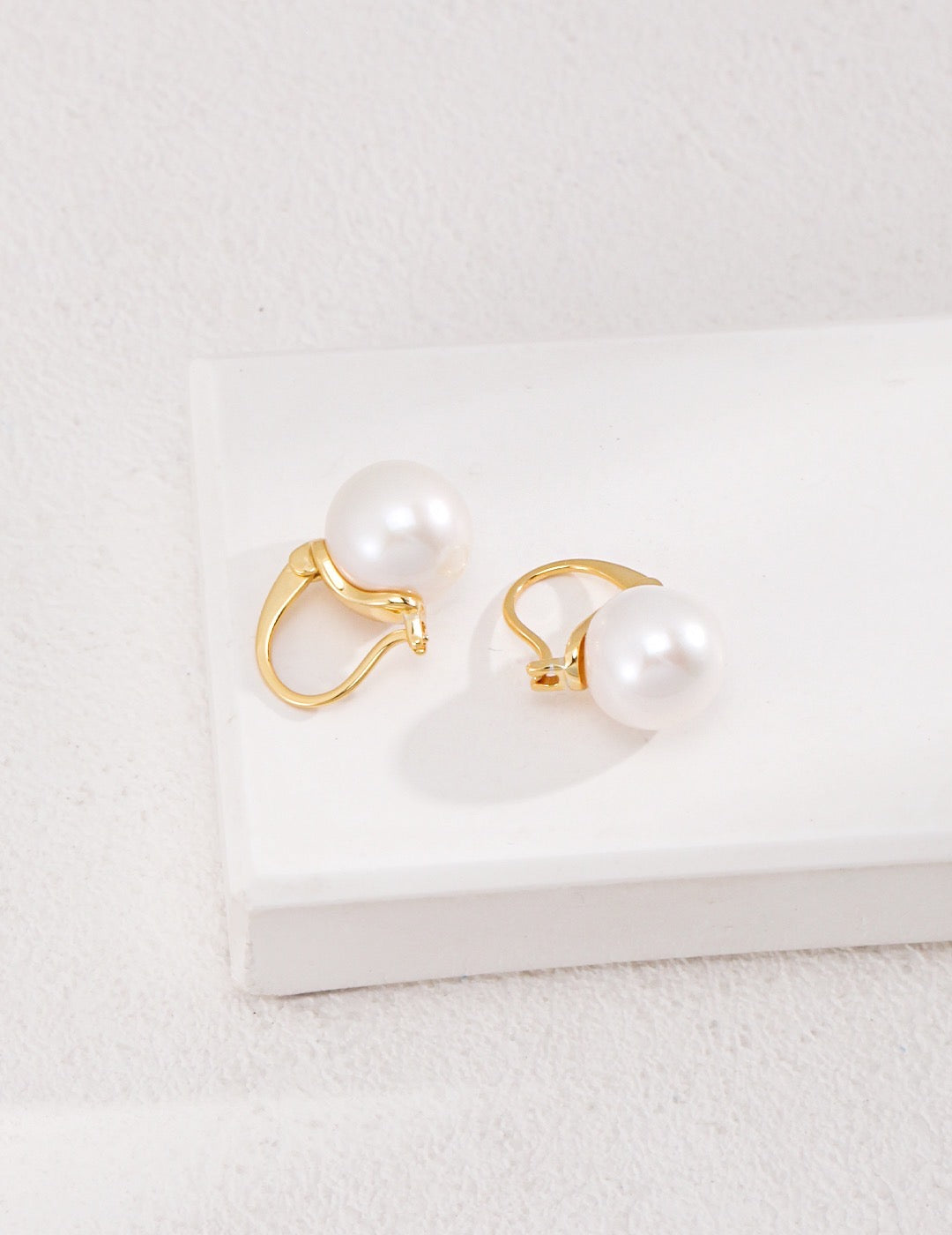Mega Natural Pearl Earrings | Estincele Jewellery | Women's Earrings | Luxury earrings