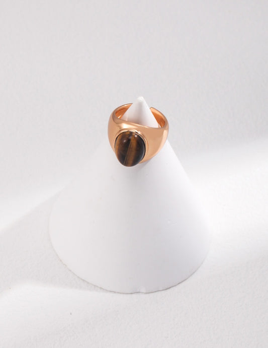 Classique Tiger's Eye Ring | Tiger's Eye Ring