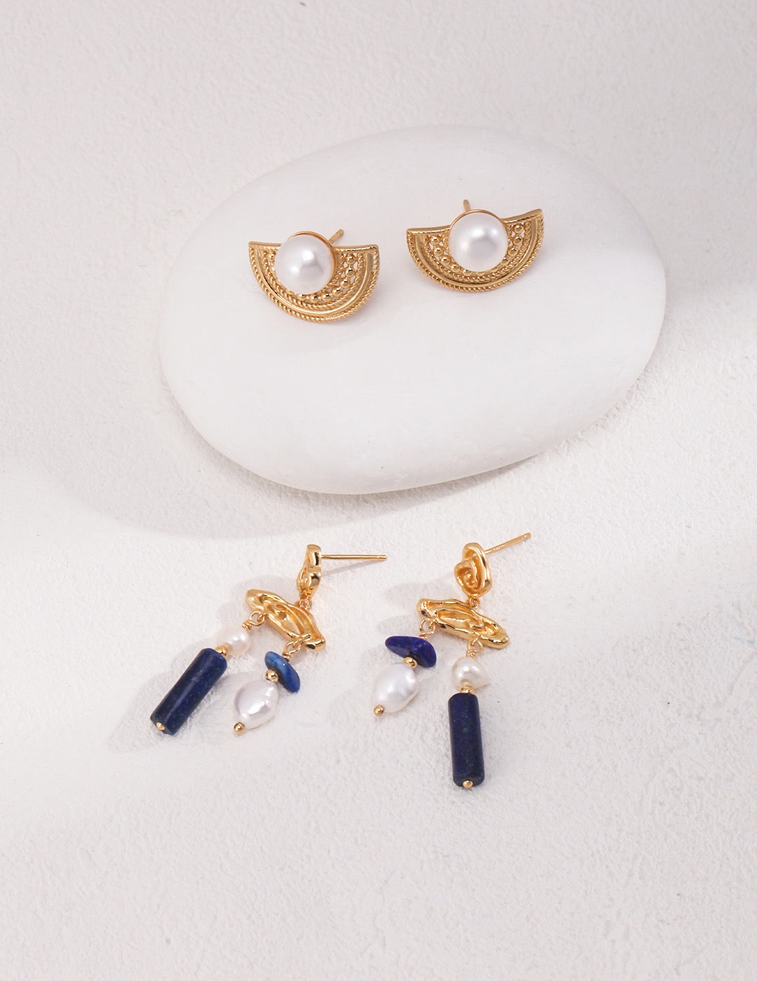 Lapis Lazuli earrings | Lapis Lazuli jewellery | gold jewellery | silver jewellery | gold earrings