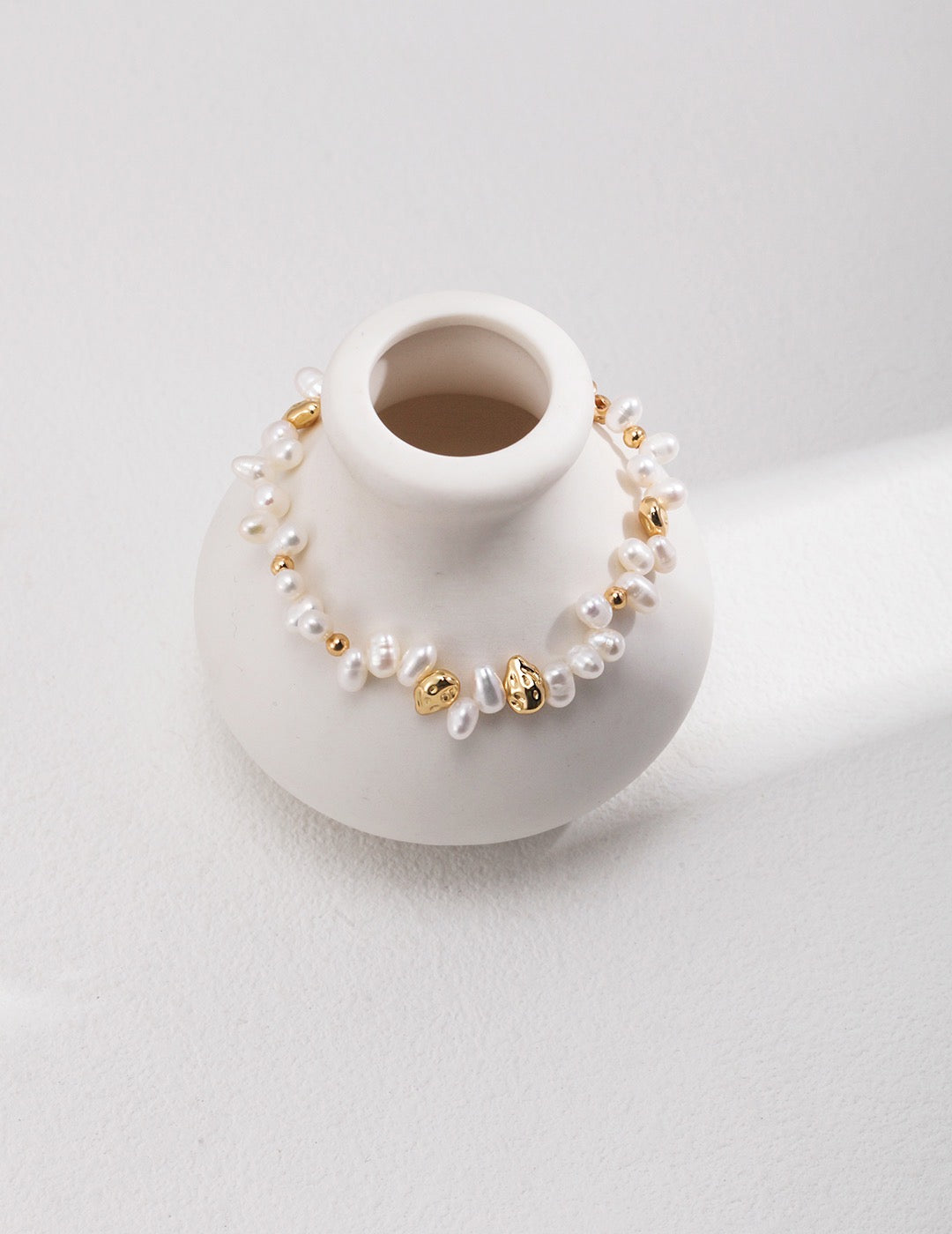 Irregular Natural Pearl Bracelet | Estincele Jewellery | Bracelets