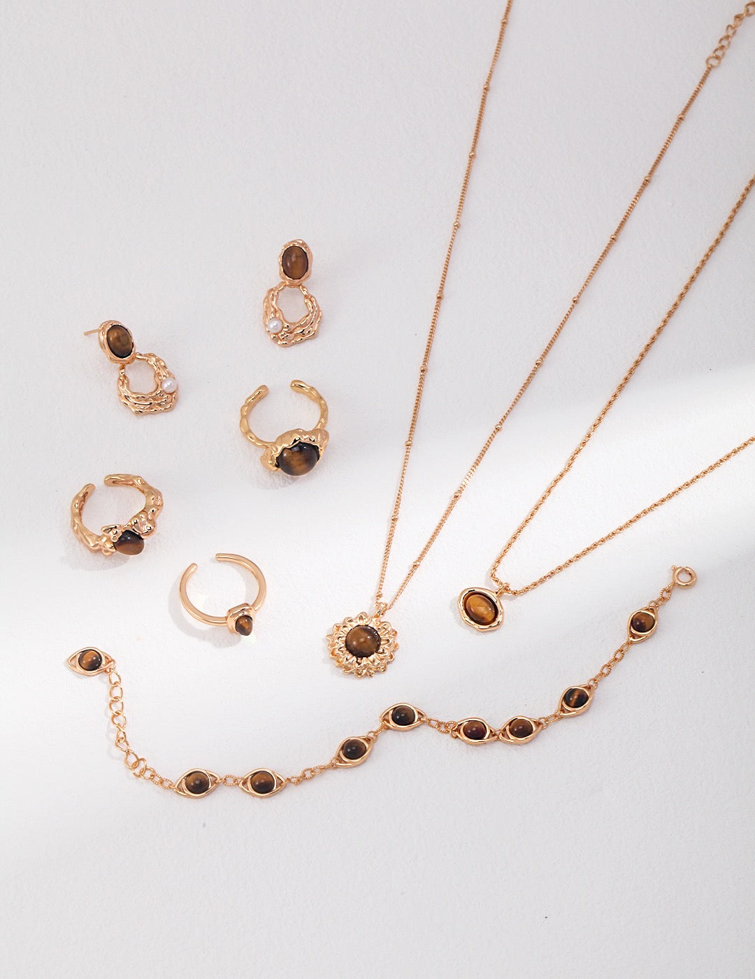 Tiger eye ring | Tiger eye bracelet | Gold earrings | Gold Rings | Silver ring |Women's Rings