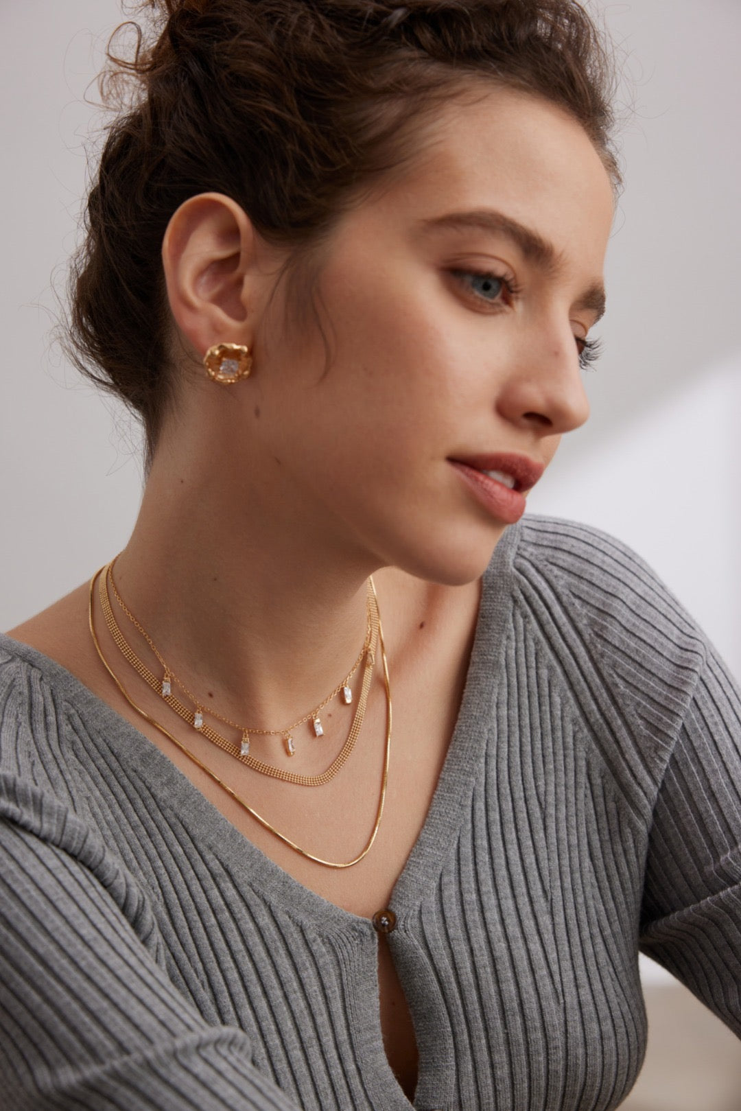 Snowdrop Necklace | Estincele Jewellery | Women's necklaces