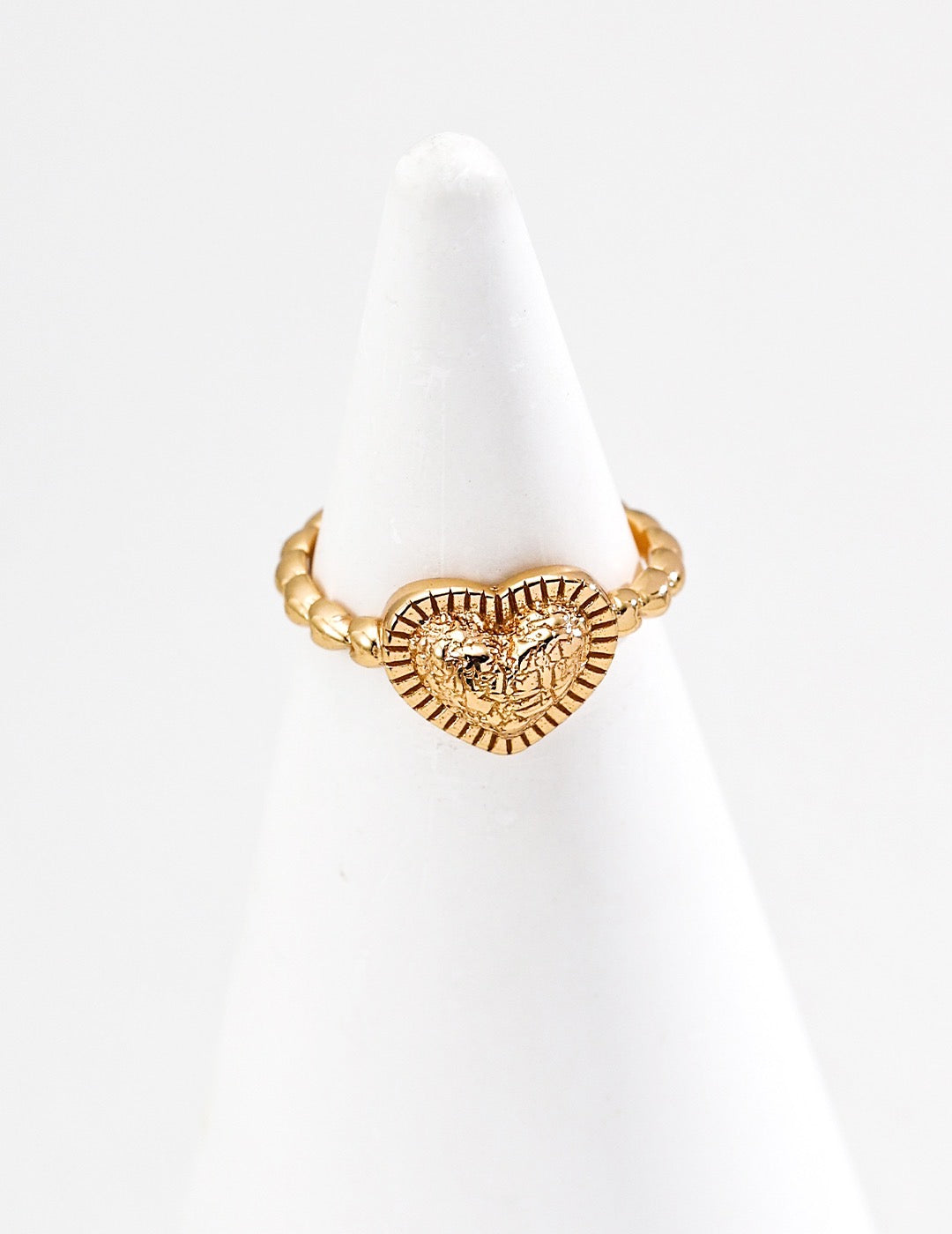 Simple Heart Sterling Silver Ring