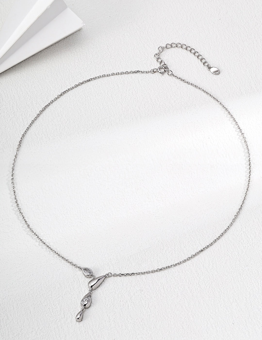 Teardrop Zircon Necklace