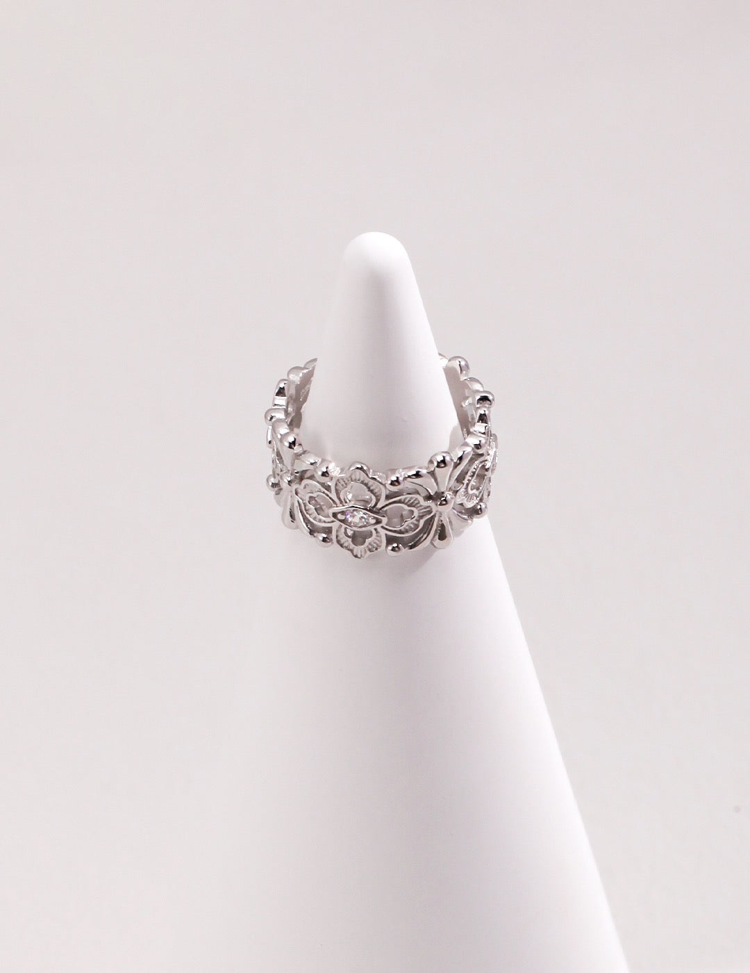 Classique Floral Ring | gold ring | silver ring |