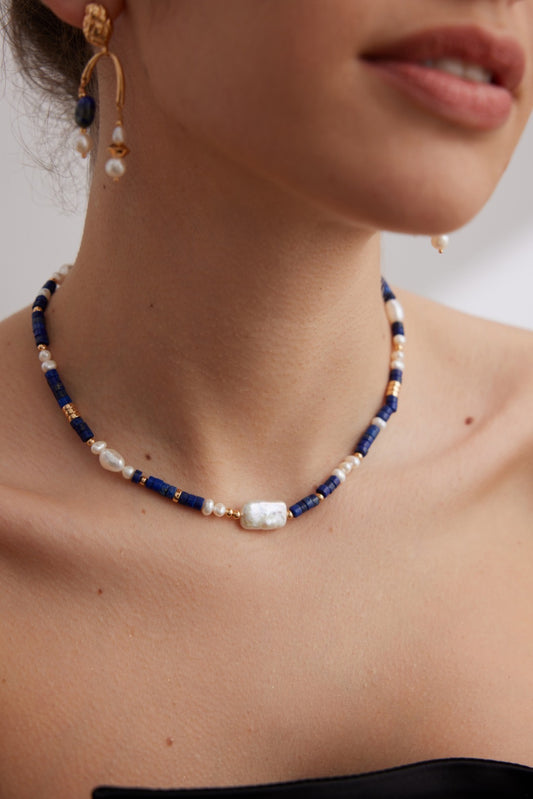Lapis Lazuli Jewelry | Lapis Lazuli Necklace | Gold Jewelry | Women's jewelry