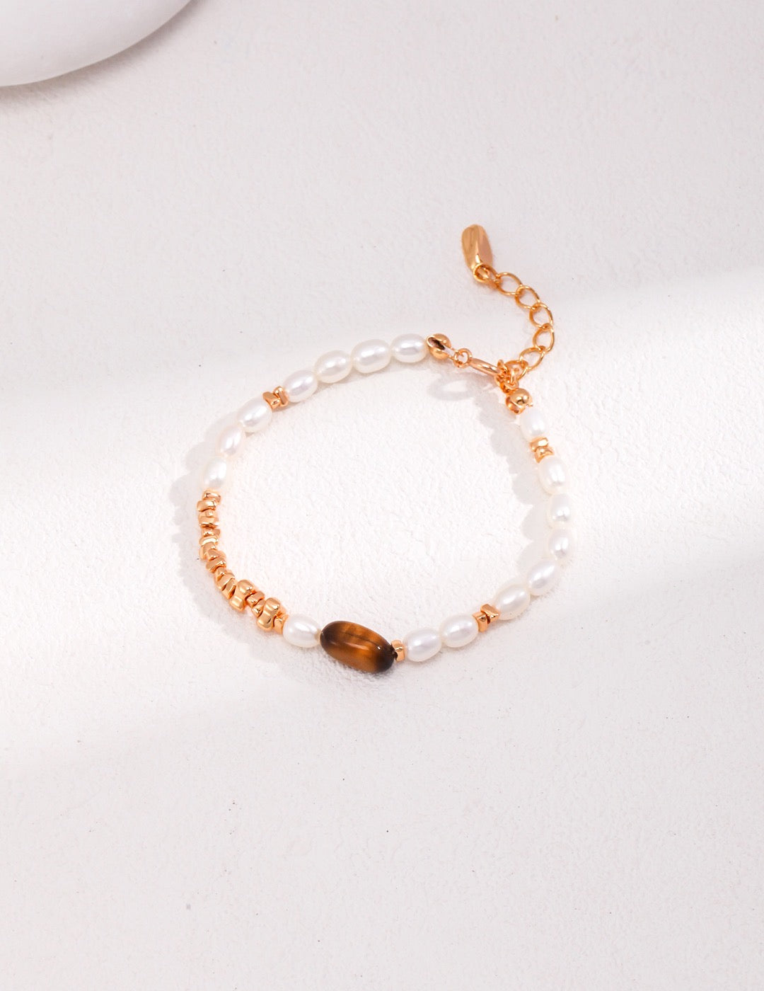 Tiger's Eye Pearl Bracelet