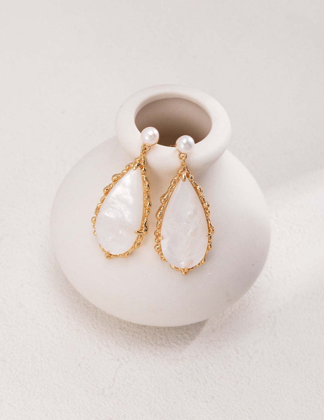 Irregular Natural Pearl Necklace | Estincele Jewellery | Gifts for her