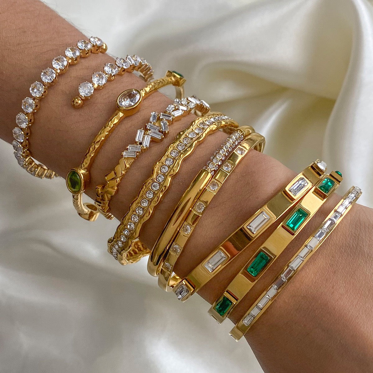 Brillare Line Bangle