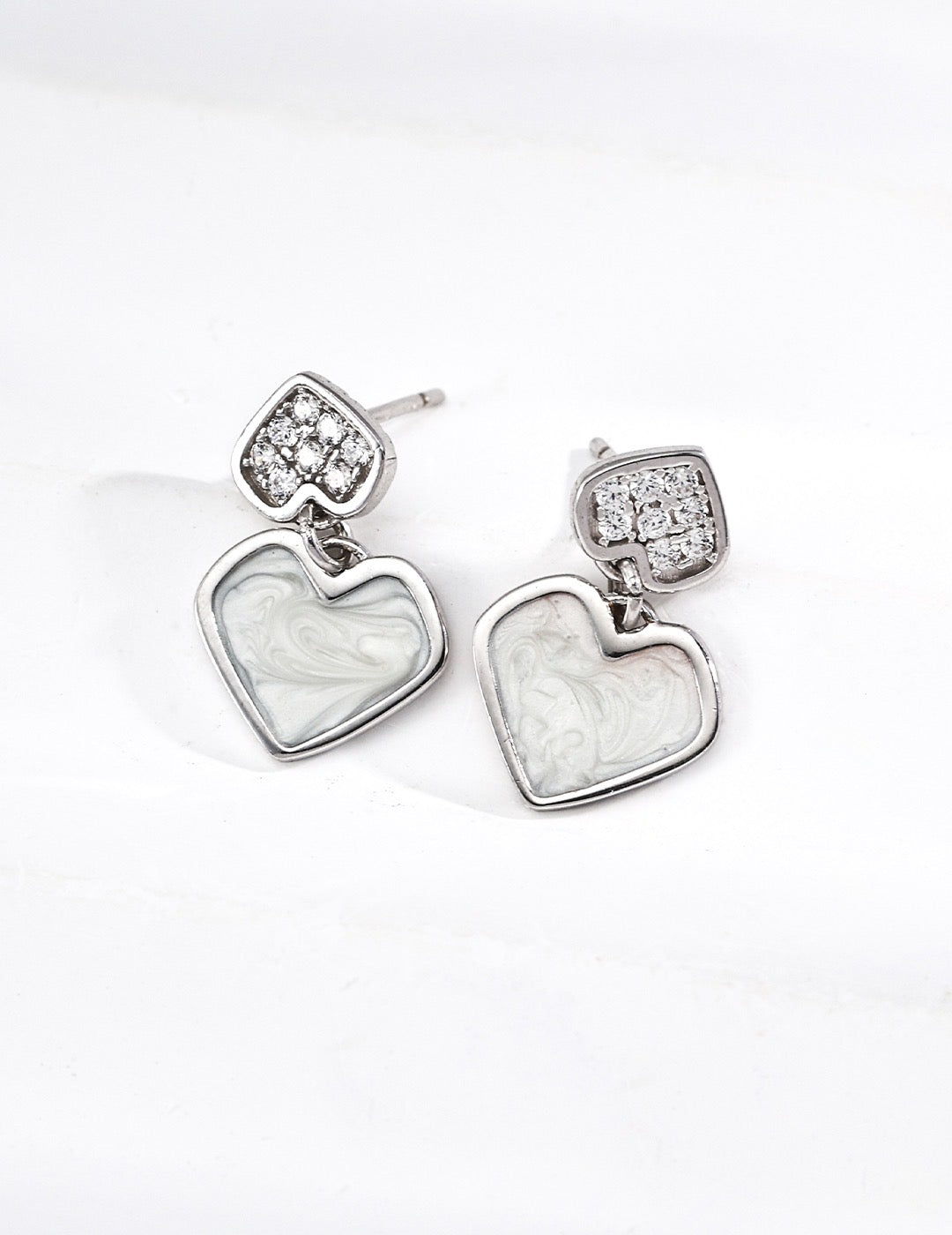 Double Heart Earrings