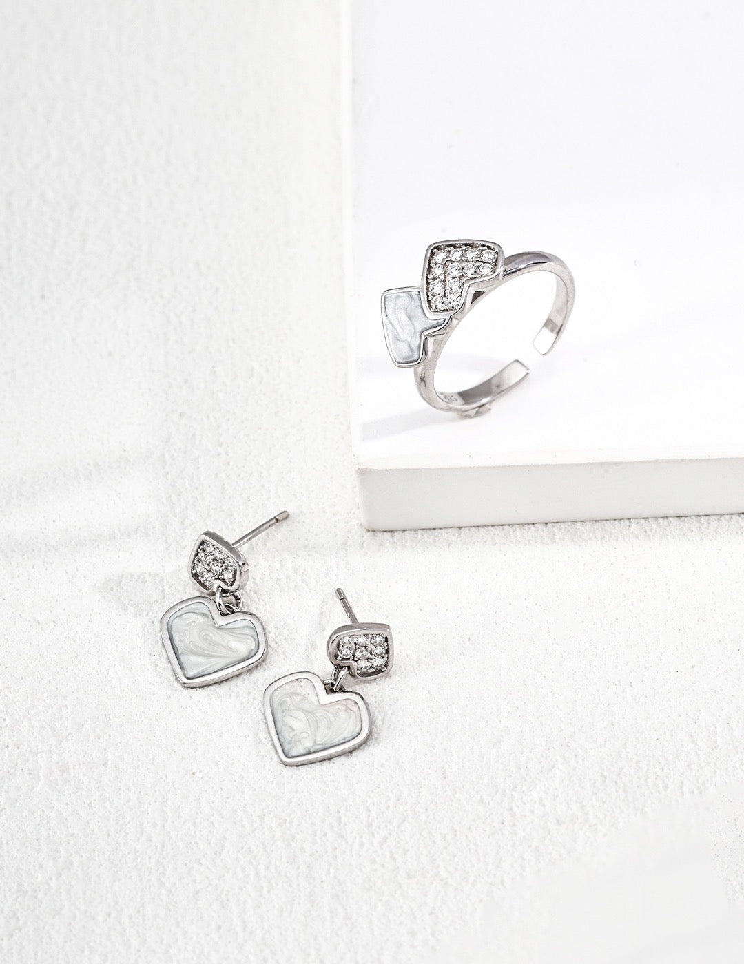 Double Heart Earrings