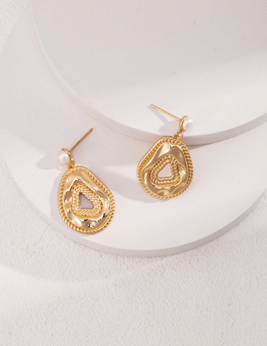 Irregular Hollow Circle Earrings
