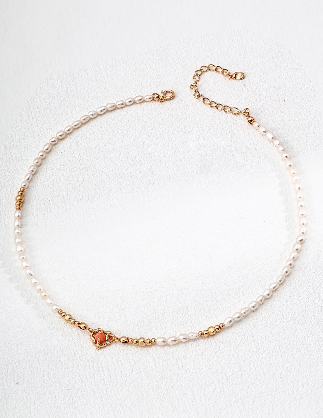 Vintage Rhodochrosite Necklace