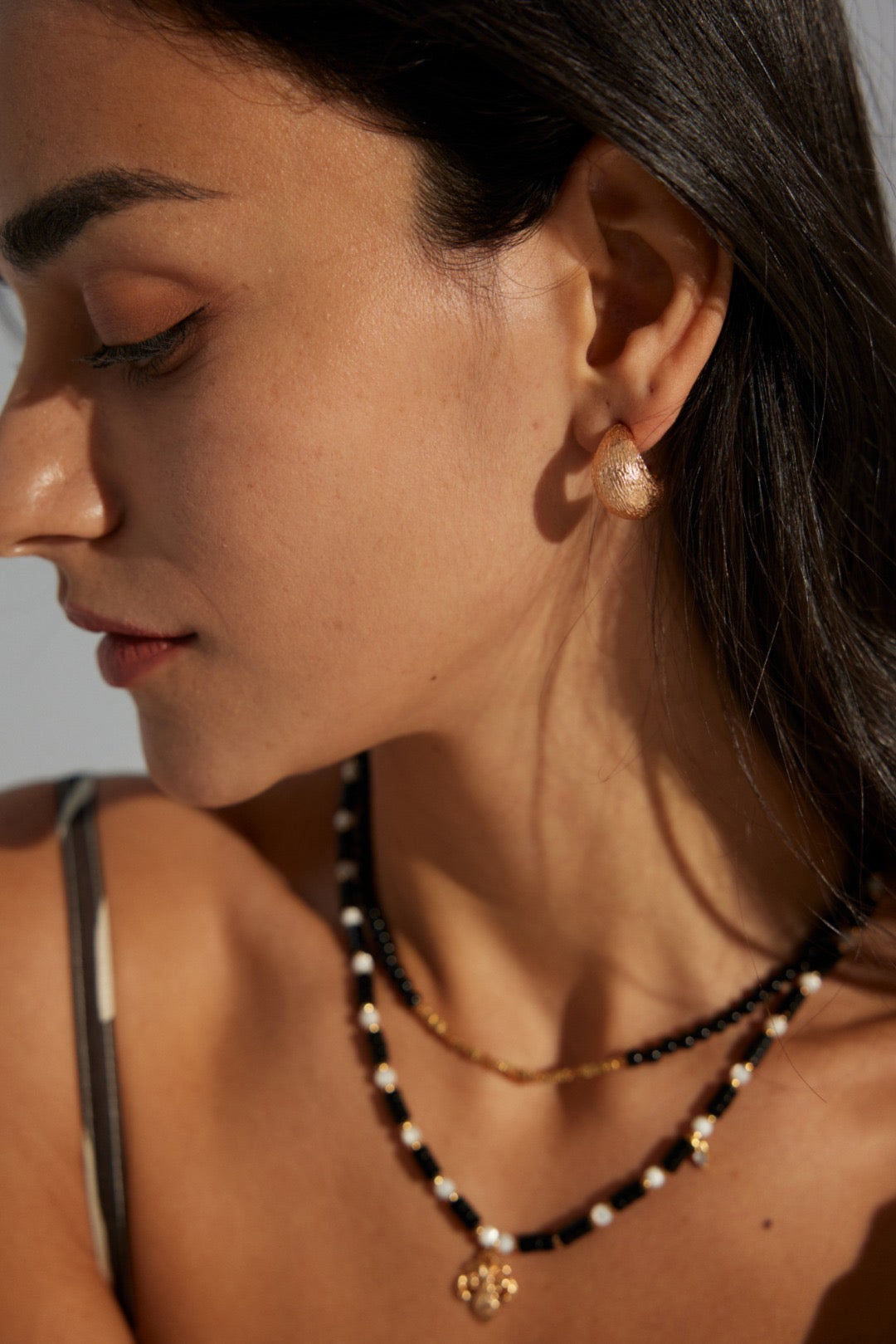 Boucles d'oreilles en noix de coco