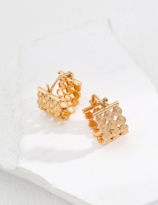 Boucles d'oreilles minimalistes Crush