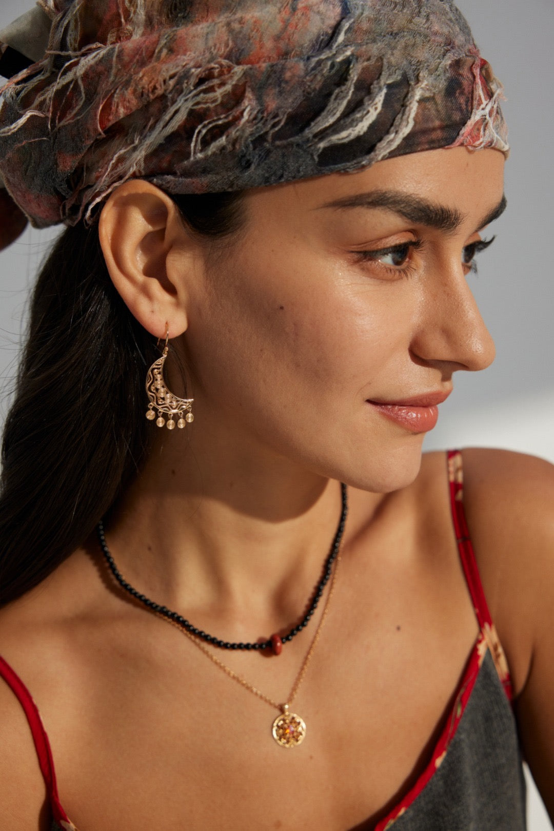 Boucles d'oreilles Lune de rêve