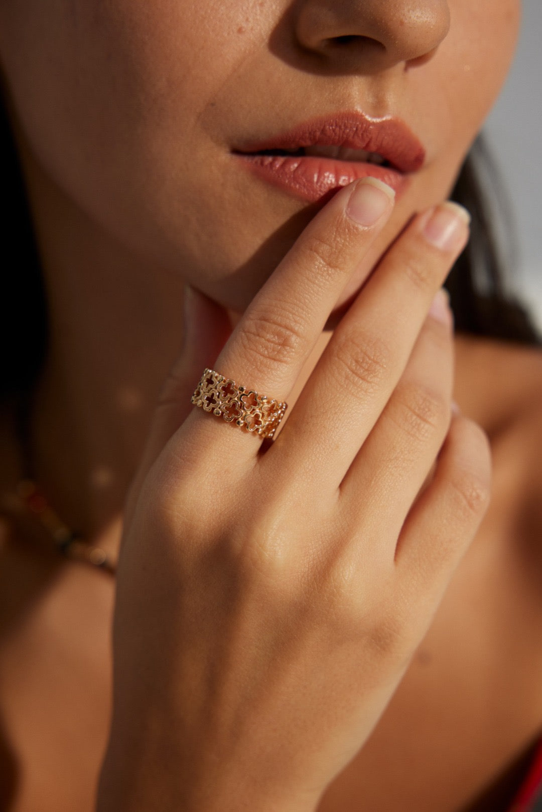 Bague à plusieurs trèfles