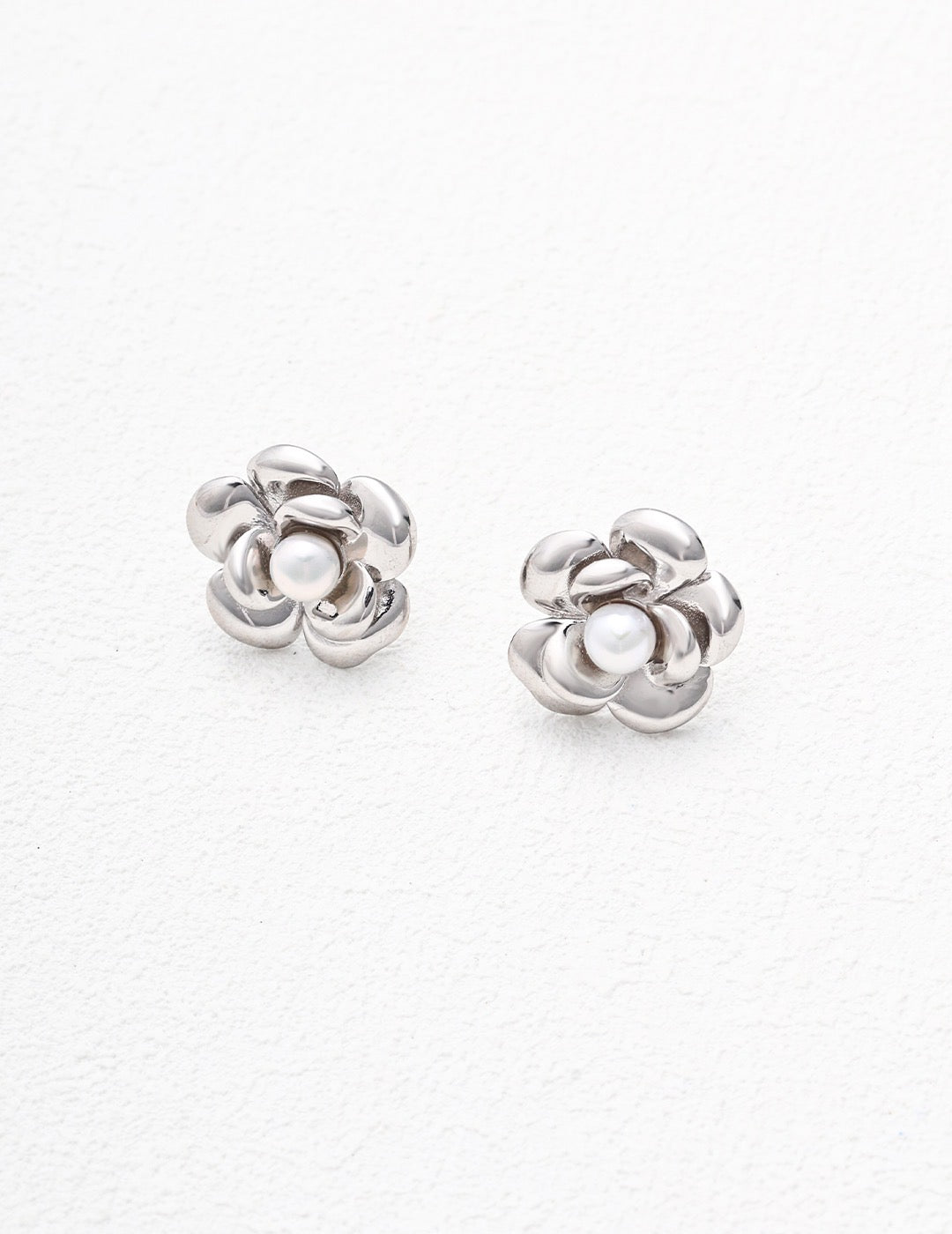 Pearl Flower Earrings