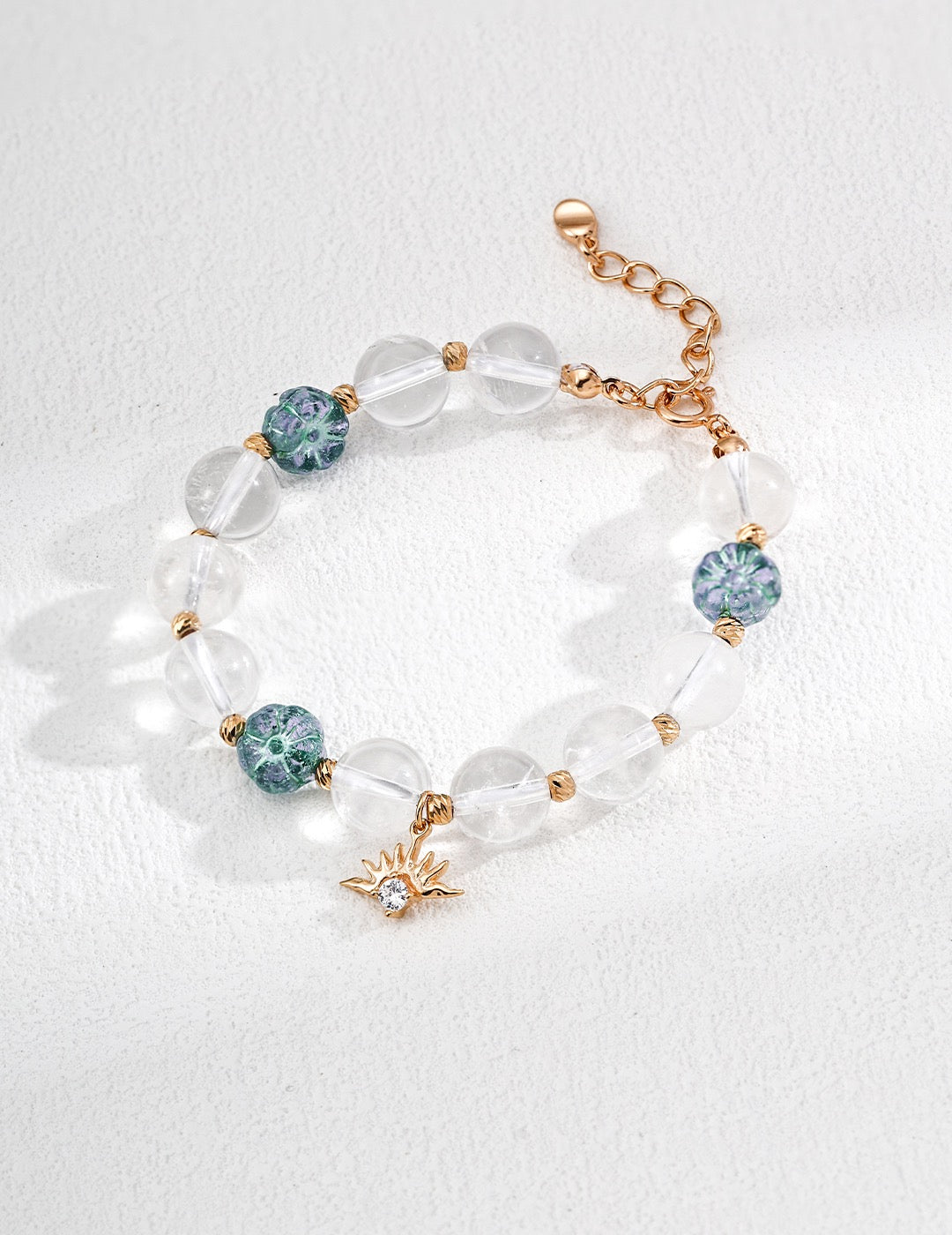 White Crystal Silver Bracelet