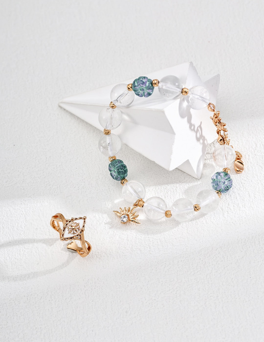 White Crystal Silver Bracelet