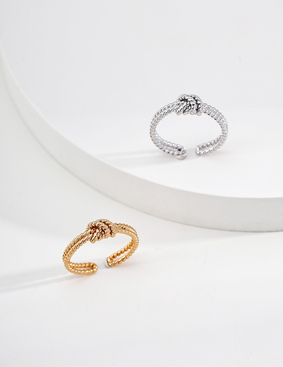 Simple Knot Sterling Silver Ring