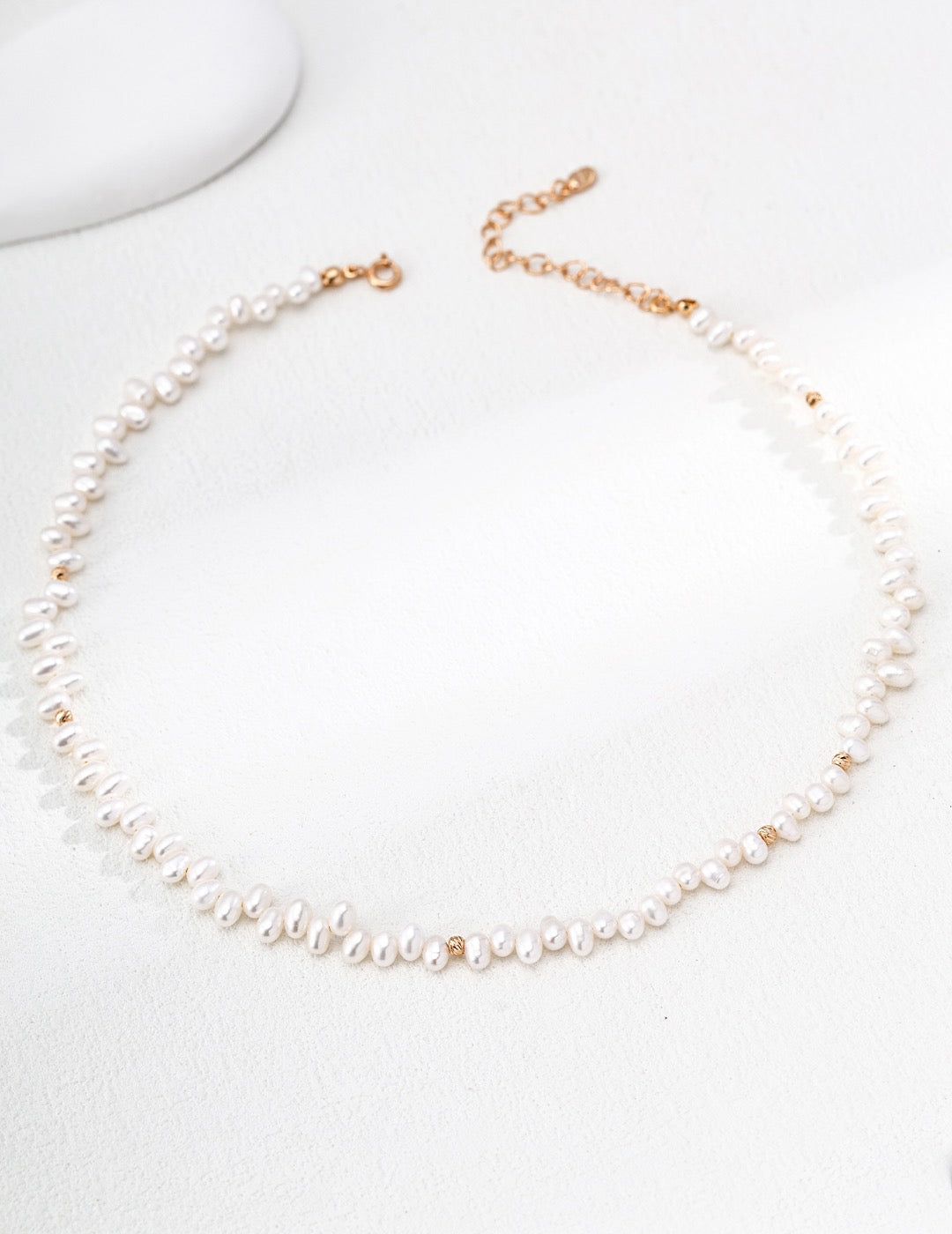 Simple Natural Freshwater Pearls Necklace