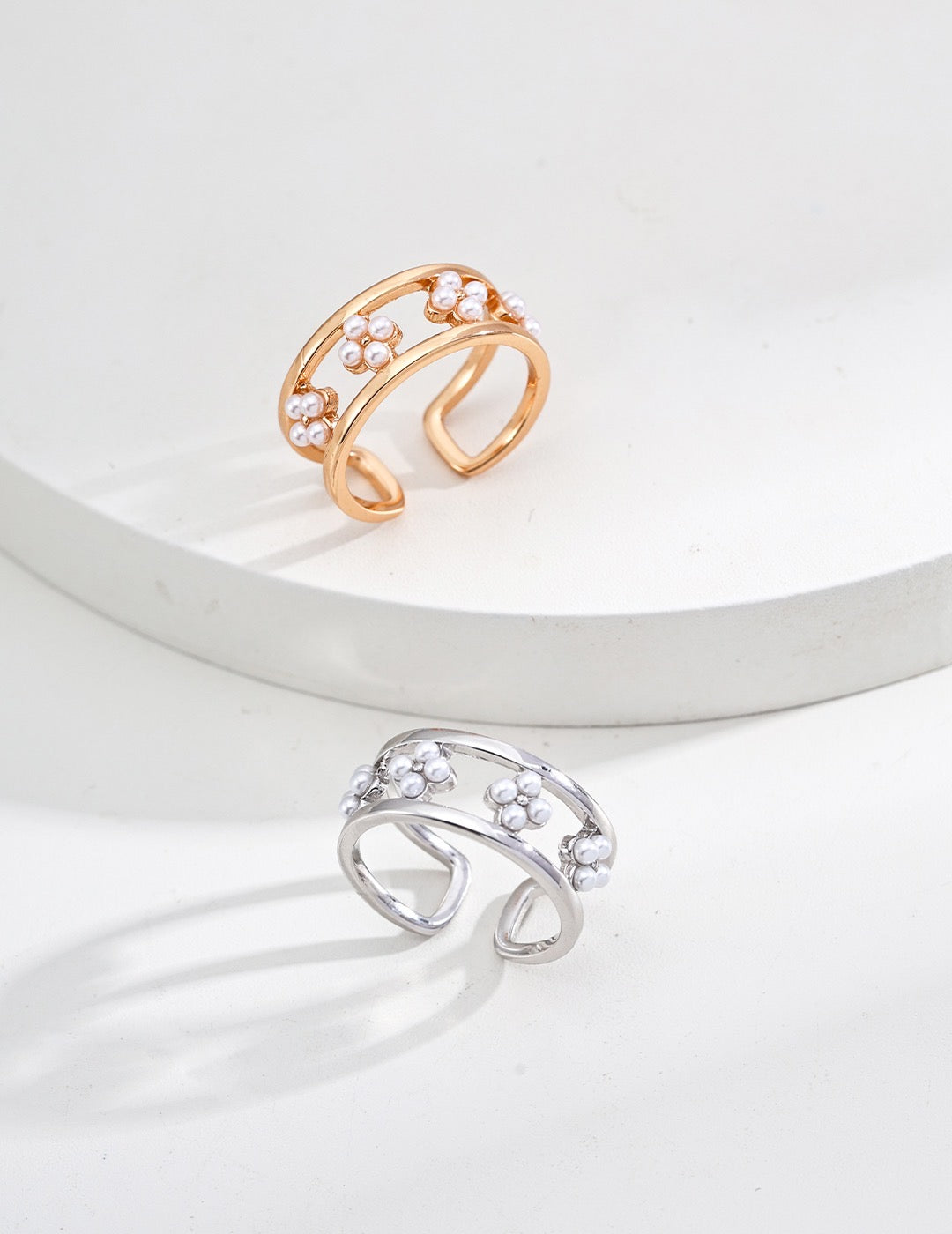 Little Flower Pearl Ring