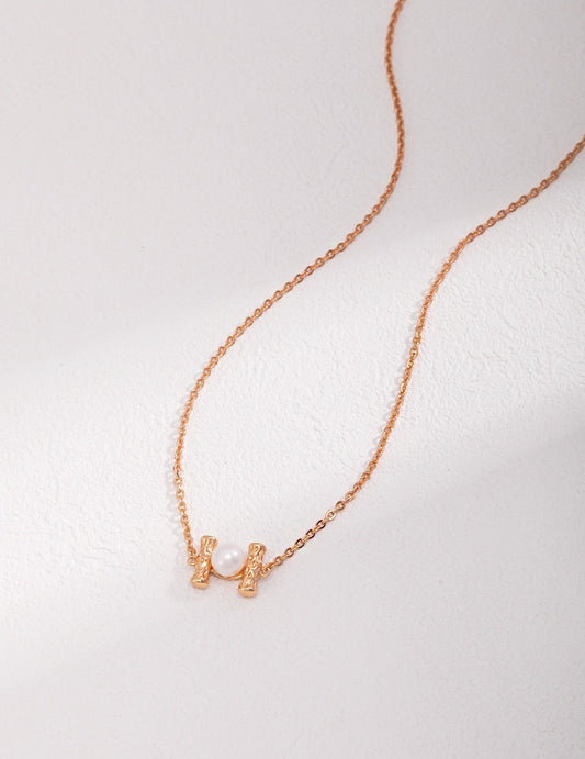 H-shaped Pearl Necklace