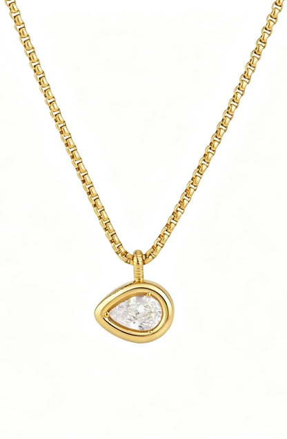 Golden Dewdrop Necklace