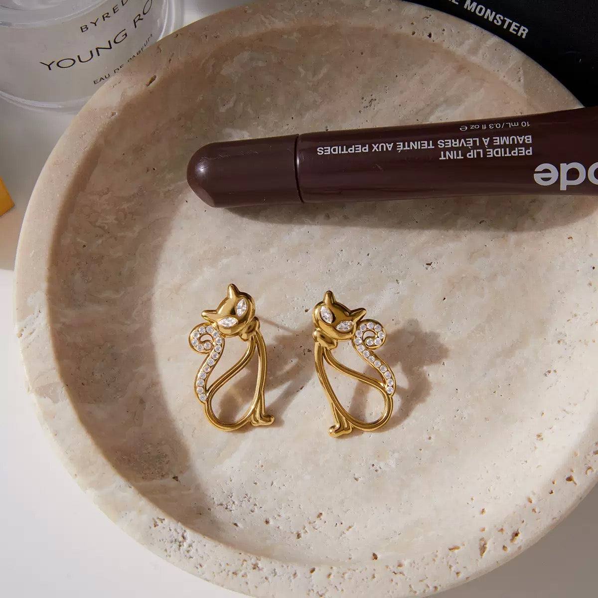 Egyptian Cat Earrings