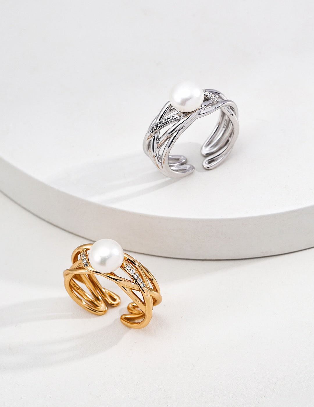 Twine Pearl Ring