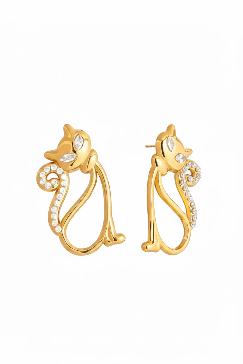 Egyptian Cat Earrings