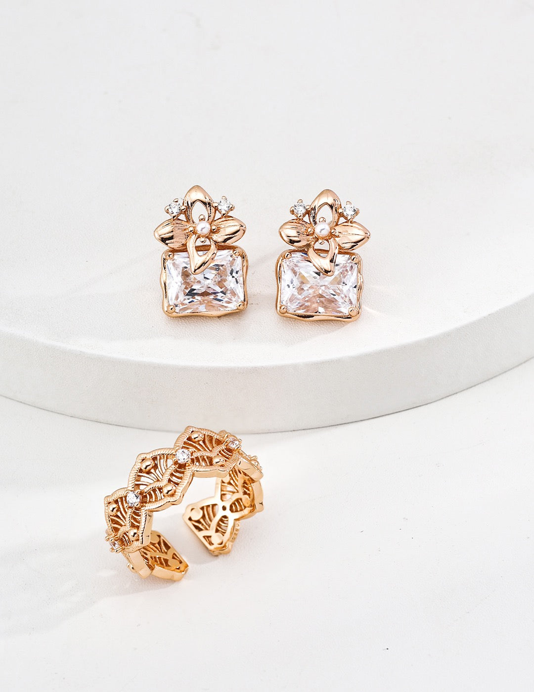 Glimmer Charm Earrings