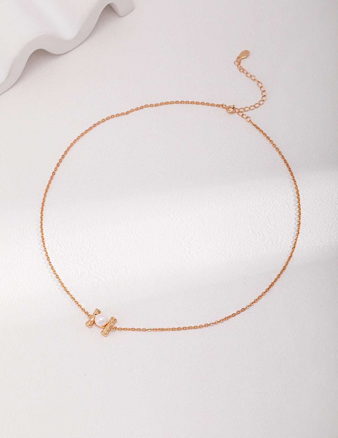 H-shaped Pearl Necklace