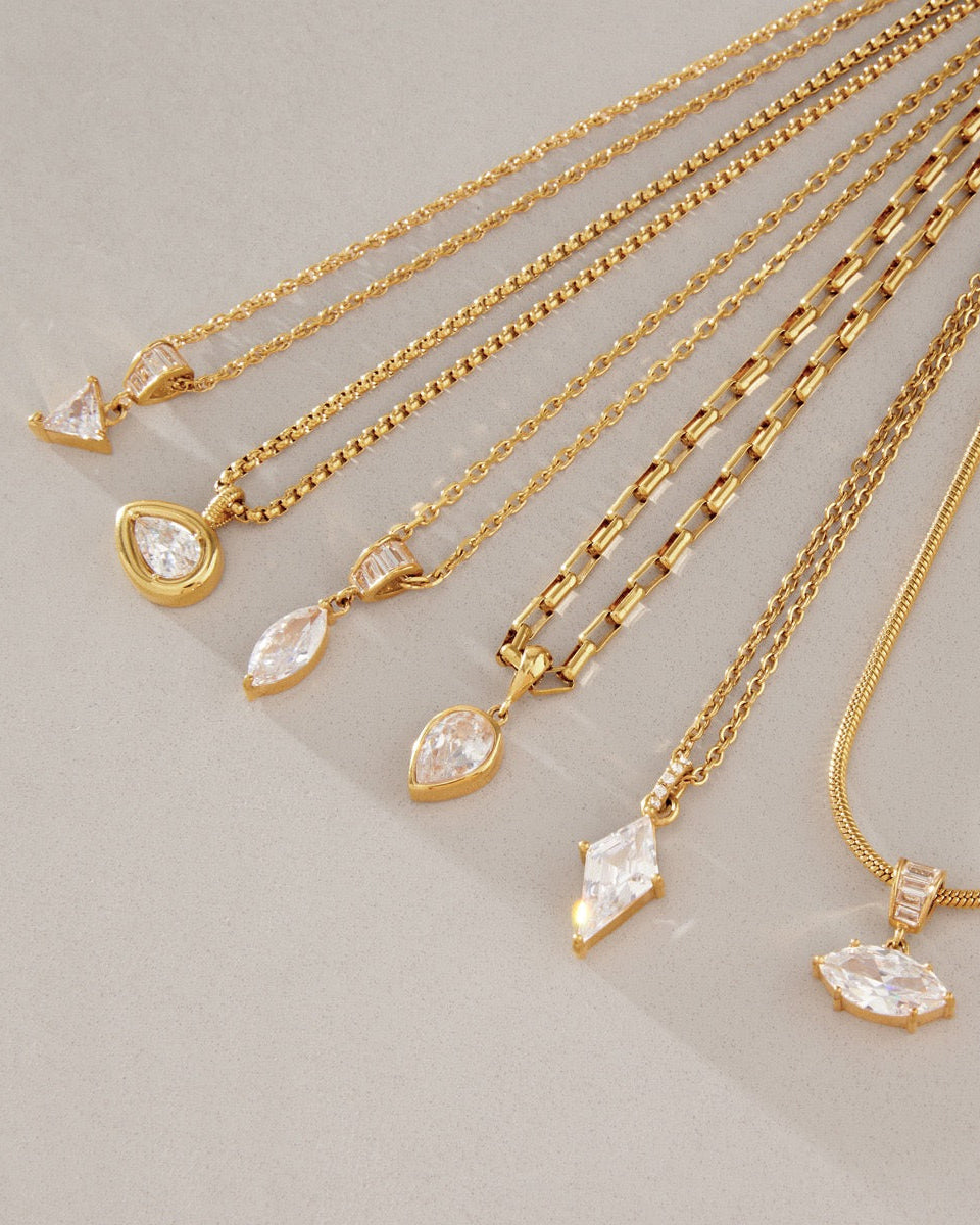Golden Dewdrop Necklace