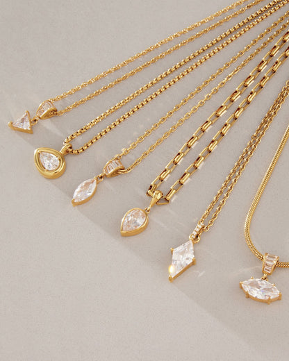 Golden Dewdrop Necklace