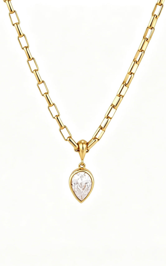 Teardrop Glow Necklace