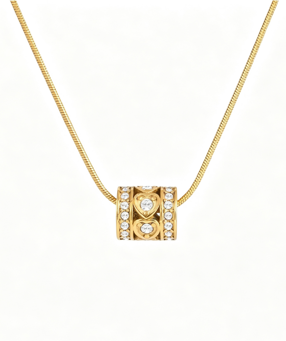 Heart Barrel Necklace