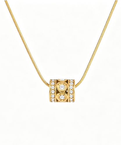 Heart Barrel Necklace